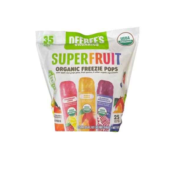 Deebee’s Organics Superfruit Organic Freezie Pops 35 x 1.35 oz. - Deebee’s Organics
