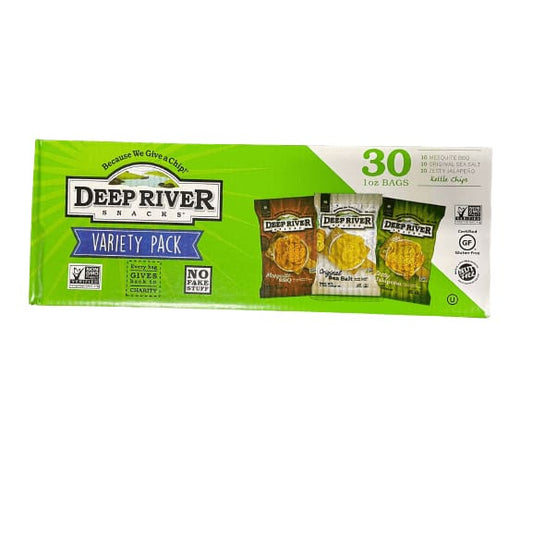 Deep River Deep River Snacks Variety Pack, 30 x 1 oz. Bags