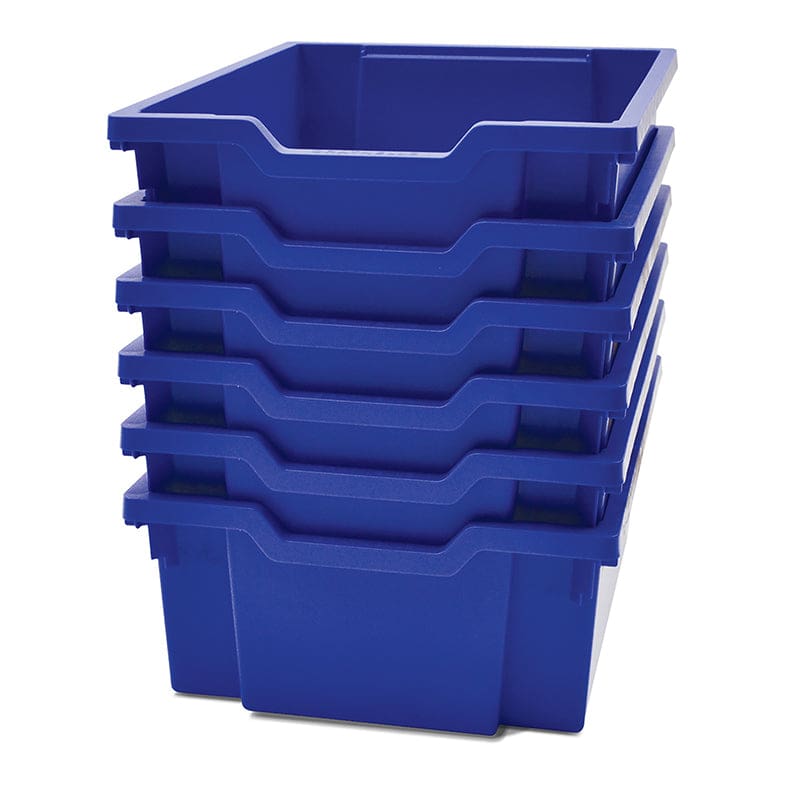 Deep Tray F2 Royal Blue 6/Pk - Storage Containers - Gratnells LLC