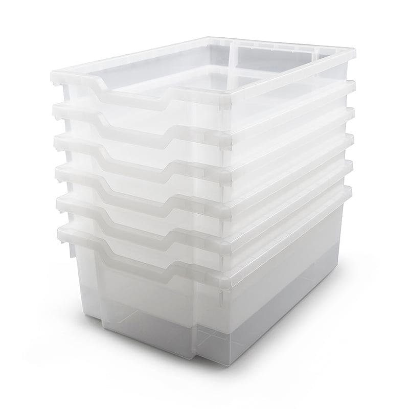 Deep Tray F2 Translucent 6/Pk - Storage Containers - Gratnells LLC