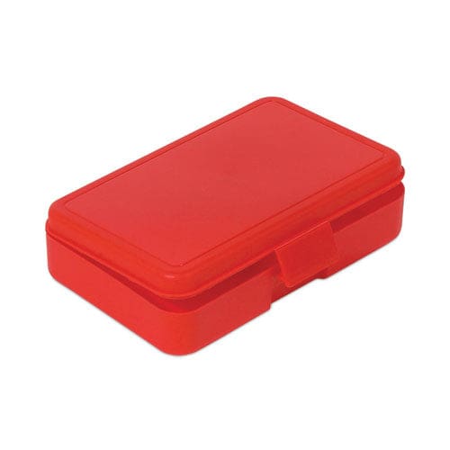 deflecto Antimicrobial Pencil Box 7.97 X 5.43 X 2.02 Red - School Supplies - deflecto®