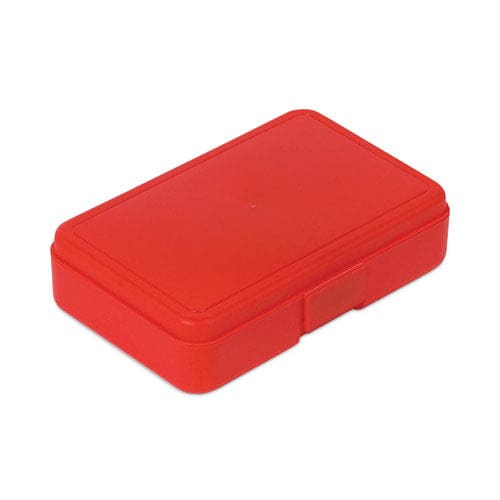 deflecto Antimicrobial Pencil Box 7.97 X 5.43 X 2.02 Red - School Supplies - deflecto®