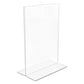 deflecto Classic Image Double-sided Sign Holder 5 X 7 Insert Clear - Office - deflecto®