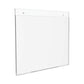 deflecto Classic Image Wall-mount Sign Holder Landscape 11 X 8.5 Clear - Office - deflecto®