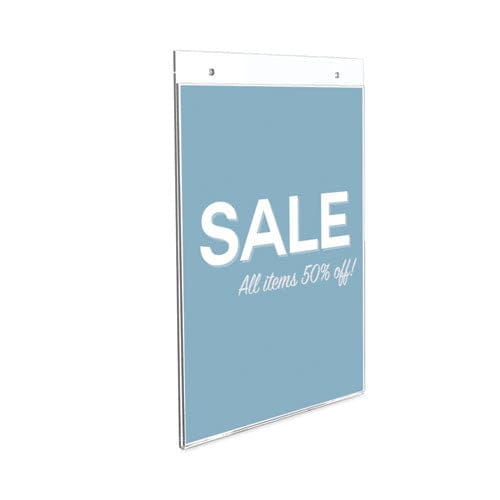deflecto Classic Image Wall-mount Sign Holder Portrait 8.5 X 11 Clear - Office - deflecto®