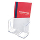 deflecto Docuholder For Countertop/wall-mount Booklet Size 6.5w X 3.75d X 7.75h Clear - Office - deflecto®