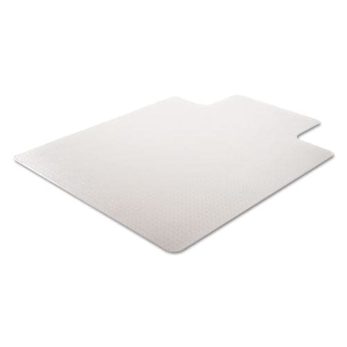 deflecto Duramat Moderate Use Chair Mat For Low Pile Carpet 45 X 53 Wide Lipped Clear - Furniture - deflecto®