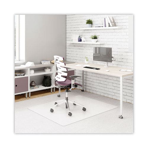 deflecto Duramat Moderate Use Chair Mat Low Pile Carpet Flat 45 X 53 Rectangle Clear - Furniture - deflecto®
