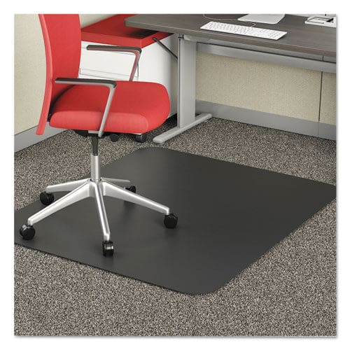 deflecto Economat Occasional Use Chair Mat For Low Pile Carpet 45 X 53 Rectangular Clear - Furniture - deflecto®