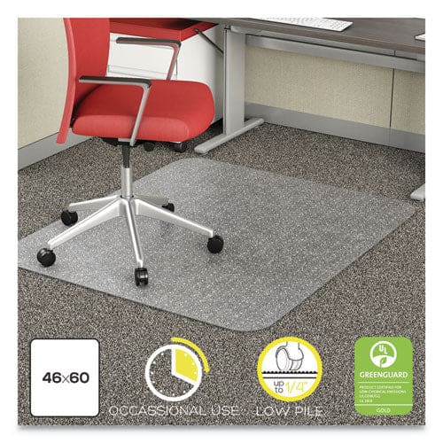 deflecto Economat Occasional Use Chair Mat Low Pile Carpet Roll 46 X 60 Rectangle Clear - Furniture - deflecto®