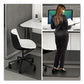deflecto Ergonomic Sit Stand Mat 53 X 45 Black - Janitorial & Sanitation - deflecto®