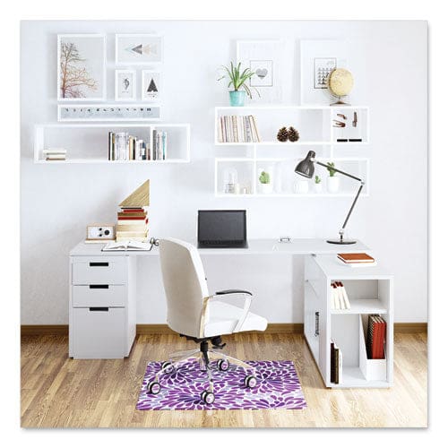 deflecto Fashionmat Chair Mat Rectangular 35 X 40 Rain - Furniture - deflecto®