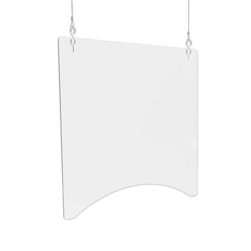 deflecto Hanging Barrier 23.75 X 23.75 Acrylic Clear 2/carton - Furniture - deflecto®