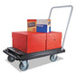 deflecto Heavy-duty Platform Cart 500 Lb Capacity 21 X 32.5 X 37.5 Black - Janitorial & Sanitation - deflecto®
