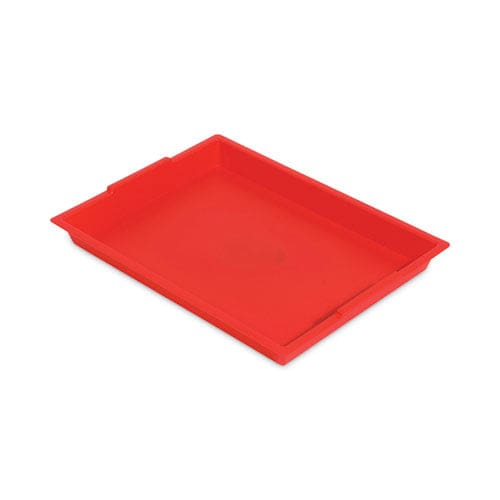 deflecto Little Artist Antimicrobial Finger Paint Tray 16 X 1.8 X 12 Red - School Supplies - deflecto®
