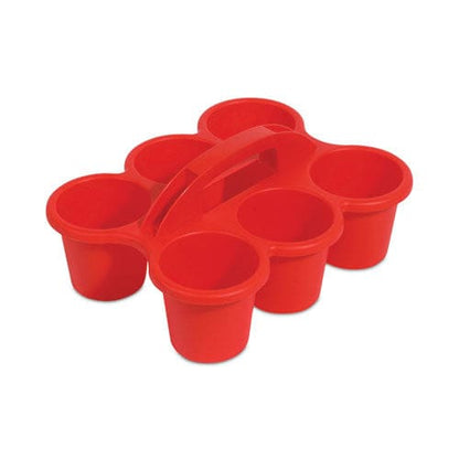 deflecto Little Artist Antimicrobial Six-cup Caddy Red - School Supplies - deflecto®