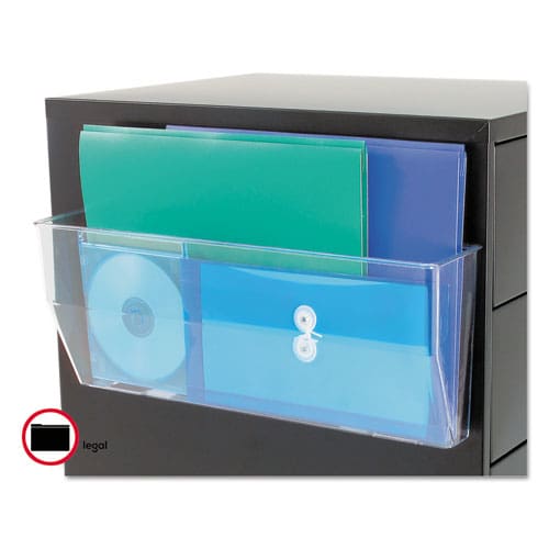 deflecto Magnetic Docupocket Wall File Legal/letter Size 15 X 3 X 6.38 Clear - Office - deflecto®