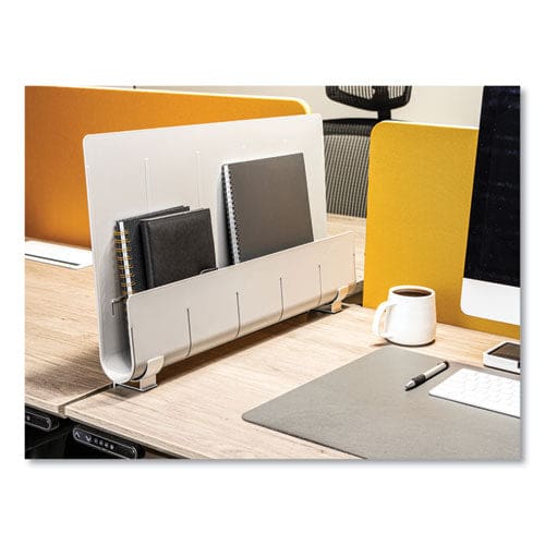 deflecto Oasis Privacy Panel 24 X 2.7 X 16.36 Gray - Furniture - deflecto®