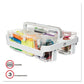 deflecto Stackable Caddy Organizer Medium Plastic 8.8 X 4 X 4.38 White - School Supplies - deflecto®