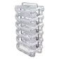deflecto Stackable Caddy Organizer With S M And L Containers Plastic 10.5 X 14 X 6.5 White Caddy/clear Containers - School Supplies -