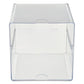deflecto Stackable Cube Organizer 1 Compartment 6 X 6 X 6 Plastic Clear - School Supplies - deflecto®