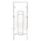 deflecto Stand-tall Wall-mount Literature Rack Leaflet 4.56w X 3.25d X 11.88h Clear - Office - deflecto®