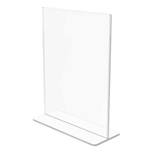 deflecto Superior Image Double Sided Sign Holder 8.5 X 11 Insert Clear - Office - deflecto®