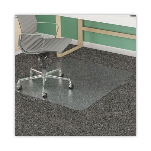 deflecto Supermat Frequent Use Chair Mat For Medium Pile Carpet 36 X 48 Rectangular Clear - Furniture - deflecto®