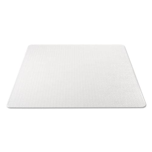 deflecto Supermat Frequent Use Chair Mat For Medium Pile Carpet 45 X 53 Wide Lipped Clear - Furniture - deflecto®