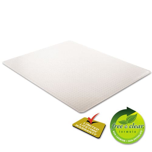 deflecto Supermat Frequent Use Chair Mat Medium Pile Carpet Flat 46 X 60 Rectangle Clear - Furniture - deflecto®