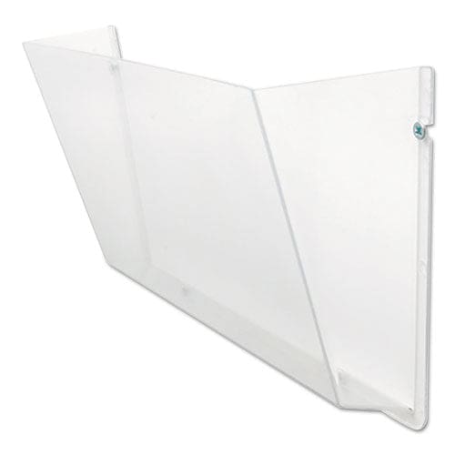 deflecto Unbreakable Docupocket Wall File Letter Size 14.5 X 3 X 6.5 Clear - Office - deflecto®