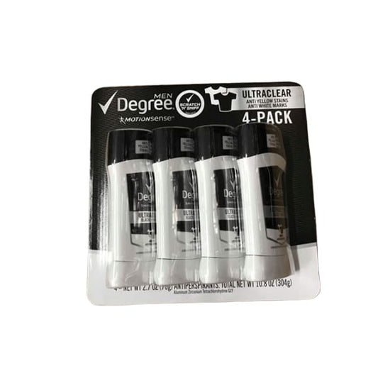 Degree Men UltraClear Black + White Antiperspirant Deodorant, 4 pk./2.7 oz. - ShelHealth.Com