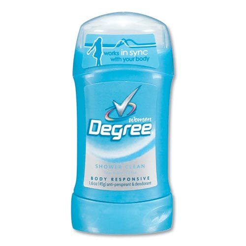 Degree Women Invisible Solid Anti-perspirant/deodorant Shower Clean 0.5 Oz 36/carton - Janitorial & Sanitation - Degree®