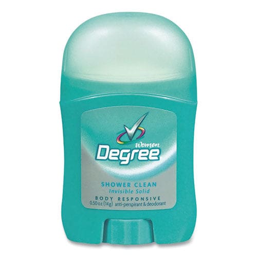 Degree Women Invisible Solid Anti-perspirant/deodorant Shower Clean 0.5 Oz 36/carton - Janitorial & Sanitation - Degree®