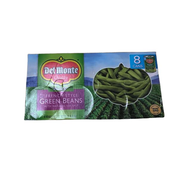 Del Monte Canned Fresh Cut Blue Lake French Style Green Beans, 14.5 Ounce, Pack of 8 - ShelHealth.Com