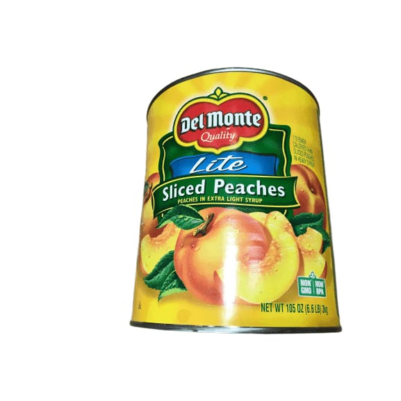 Del Monte Sliced Peaches, 106 Ounce - ShelHealth.Com