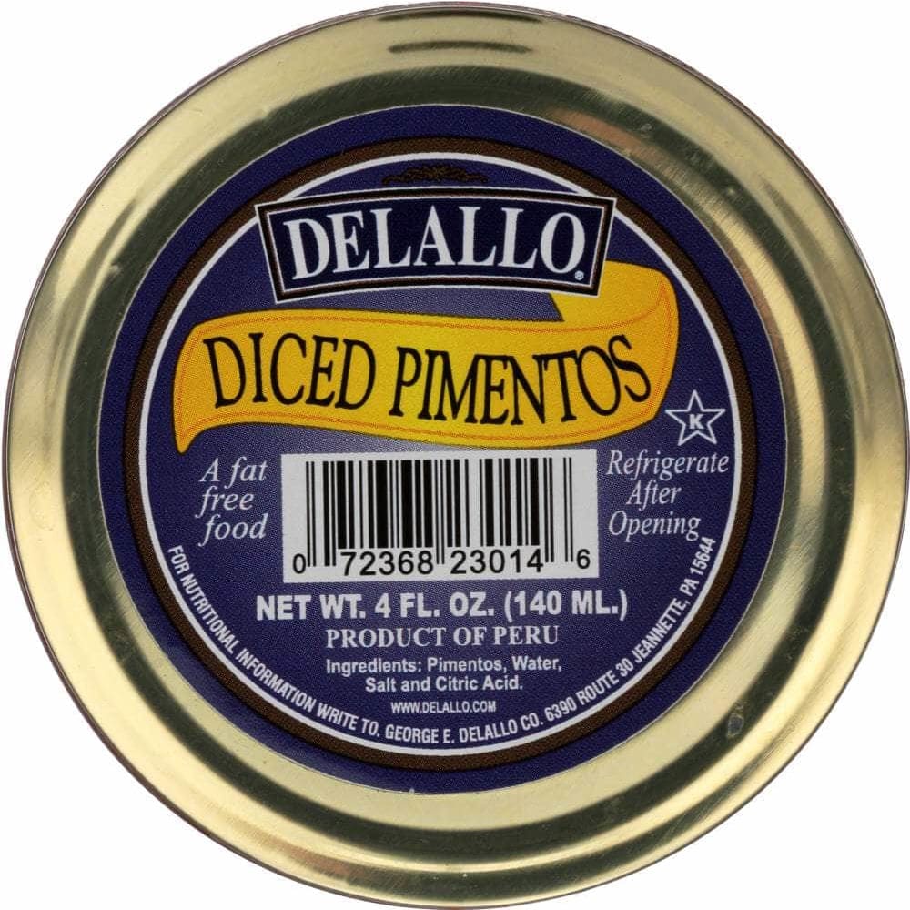 Delallo Delallo Diced Pimentos, 4 oz