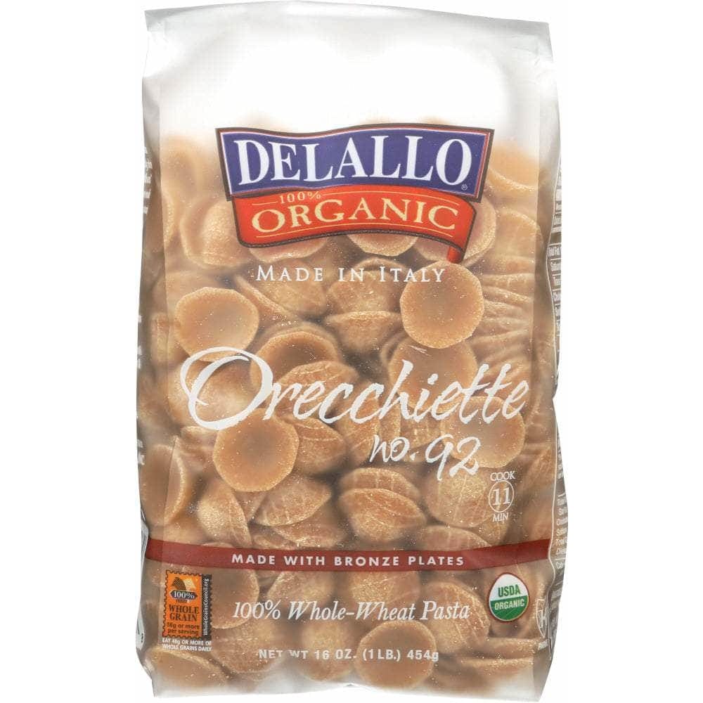 Delallo Delallo Pasta Whole Wheat Orecchiette, 16 oz