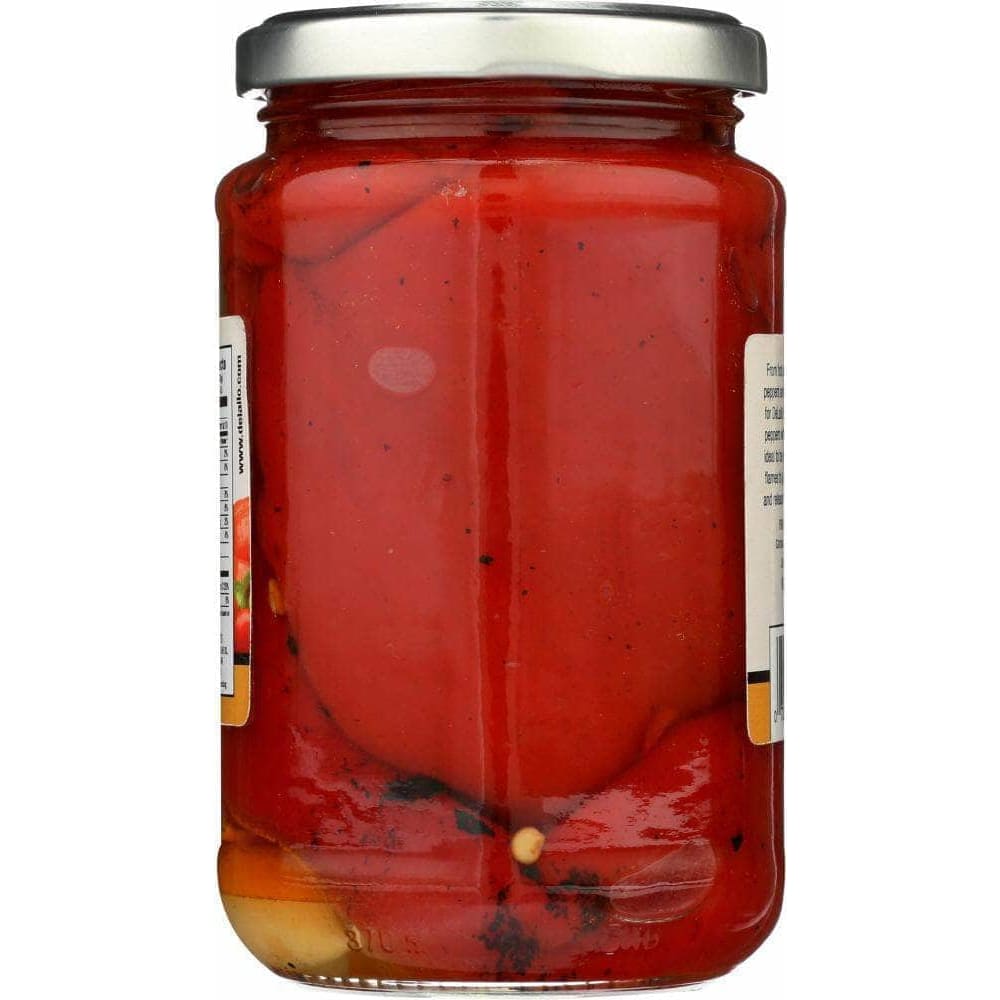 Delallo Delallo Roasted Red Peppers with Garlic in Olive Oil, 12 oz