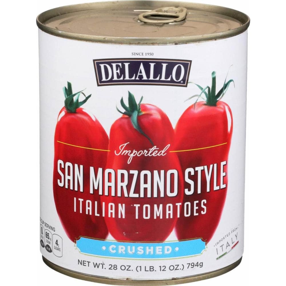 DELALLO DELALLO San Marzano Style Crushed Tomatoes, 28 oz