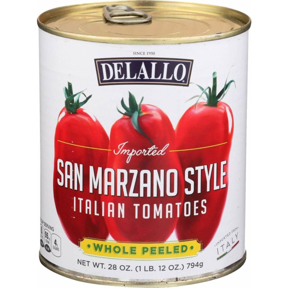 DELALLO DELALLO San Marzano Style Whole Peeled Tomatoes, 28 oz