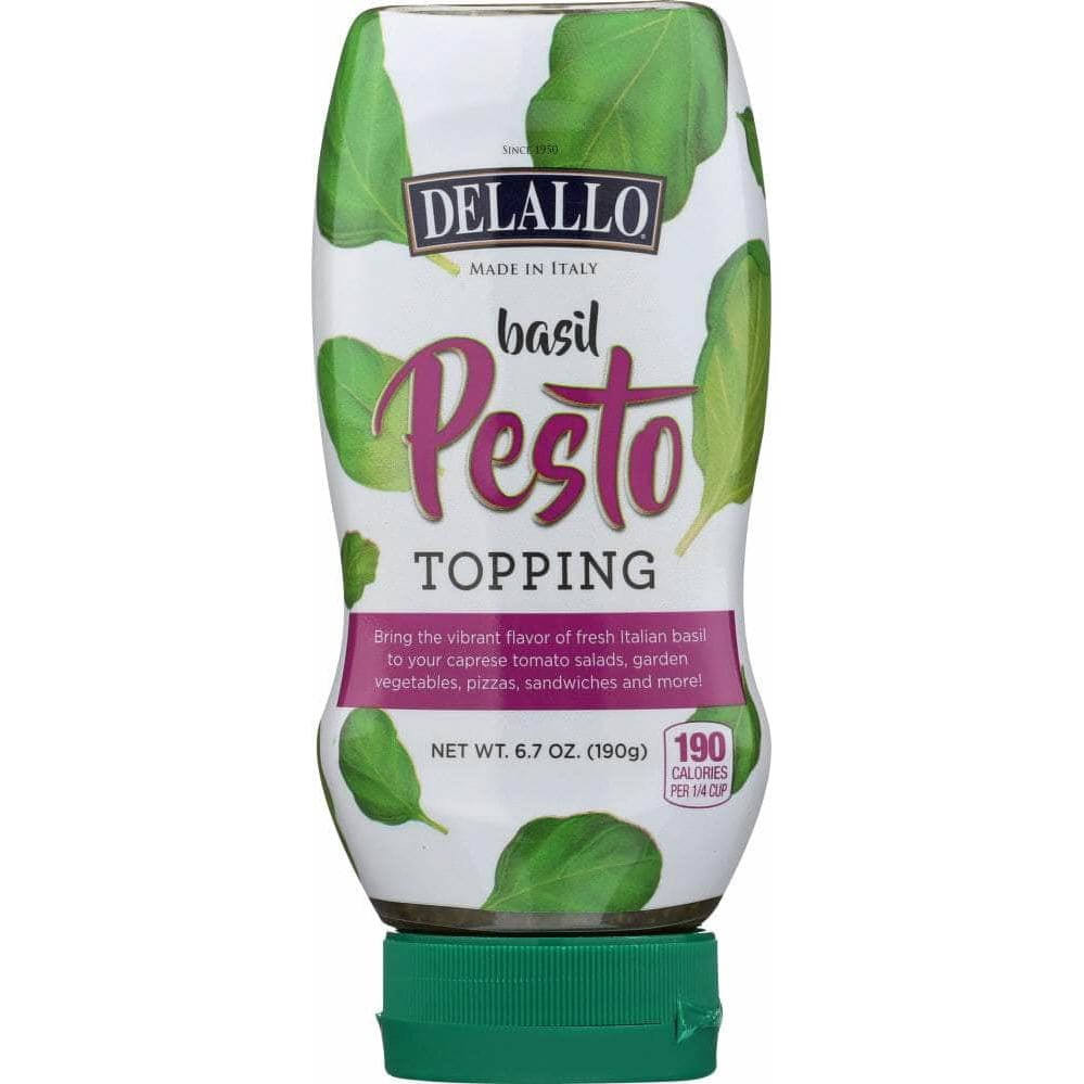 Delallo Delallo Squeeze Basil Pesto Topping, 6.7 oz