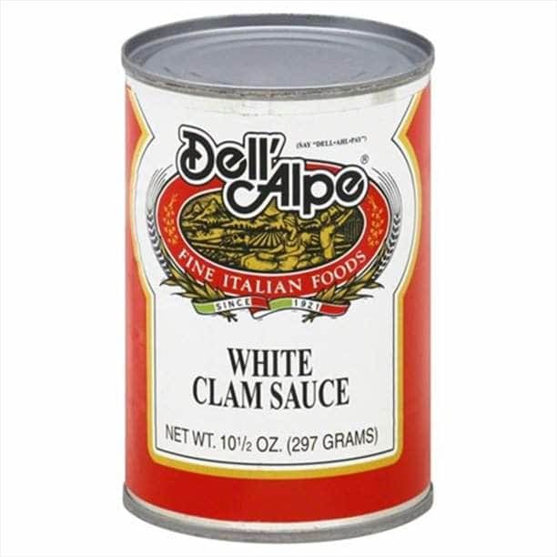 DELL ALPE Grocery > Meal Ingredients > Sauces DELL ALPE: White Clam Sauce, 10.5 oz