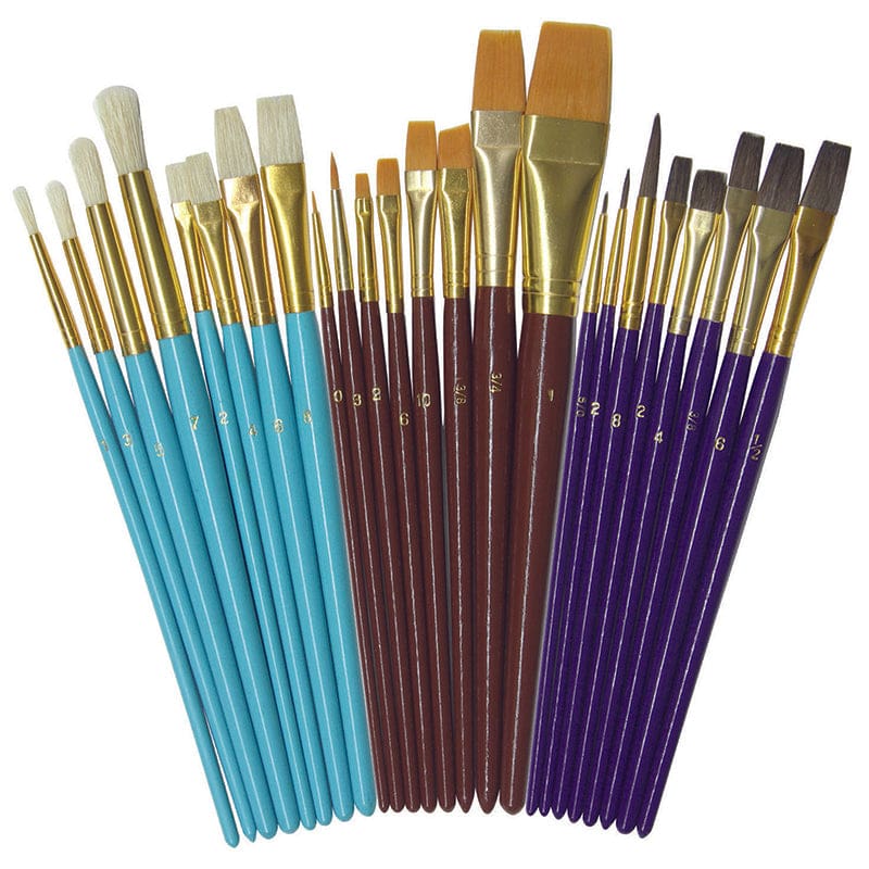 Deluxe Brush Set - Paint Brushes - Dixon Ticonderoga Co - Pacon