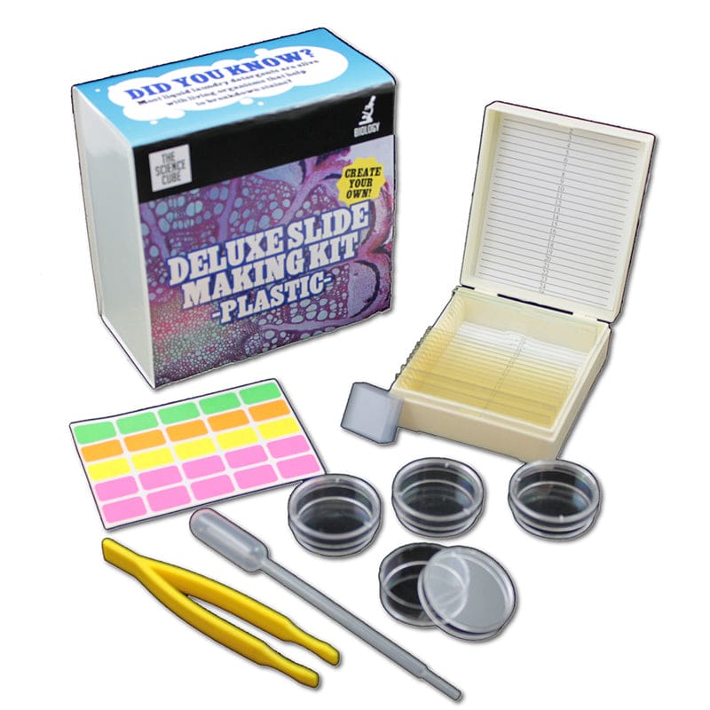 Deluxe Slide Making Kit Plastic (Pack of 3) - Lab Equipment - Supertek Scientific