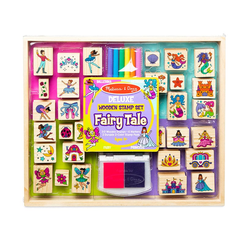 Deluxe Wooden Stamp Set Fairy Tale - Stamps - Melissa & Doug