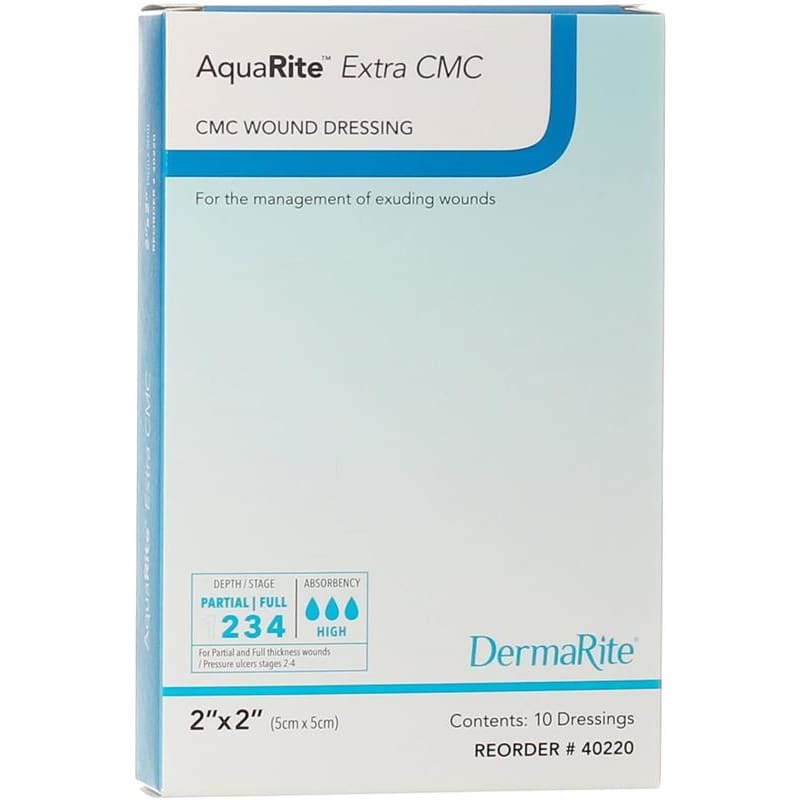 Dermarite Aquarite Cmc Gelling Fiber 2 X 2 Box of 10 - Item Detail - Dermarite