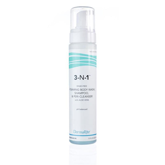 Dermarite Cleansing Foam 3N1 7.5 Oz. Case of 12 - Skin Care >> Body Wash and Shampoo - Dermarite