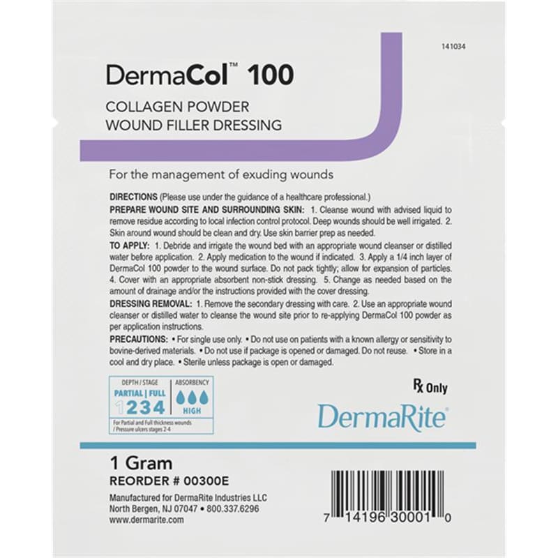 Dermarite Dermacol100 Collagen Powder 1G Box of 10 - Item Detail - Dermarite