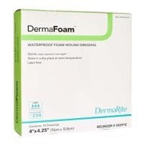 Dermarite Dermafoam 6 X 6 Non-Adhesive Box of 10 - Wound Care >> Advanced Wound Care >> Foam Dressings - Dermarite